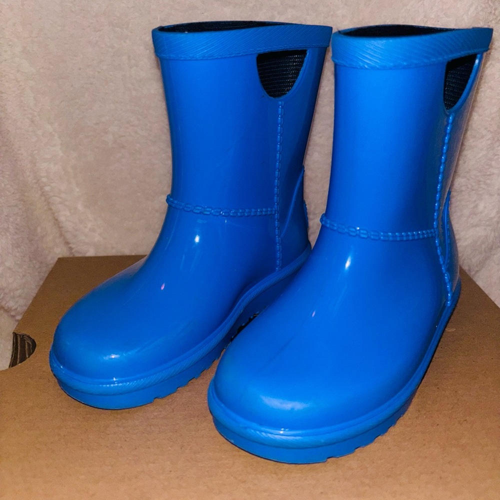 Blue Rahjee Ugg Rain Boot (8C)